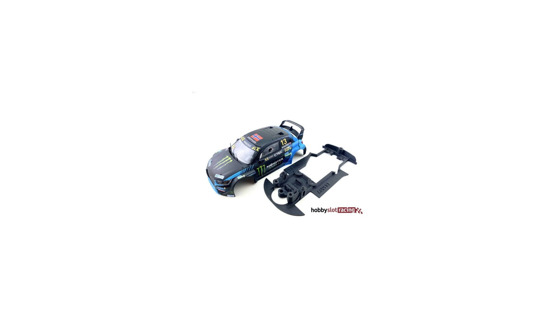 Chasis 3DP para Audi S1 WRX Scalextric