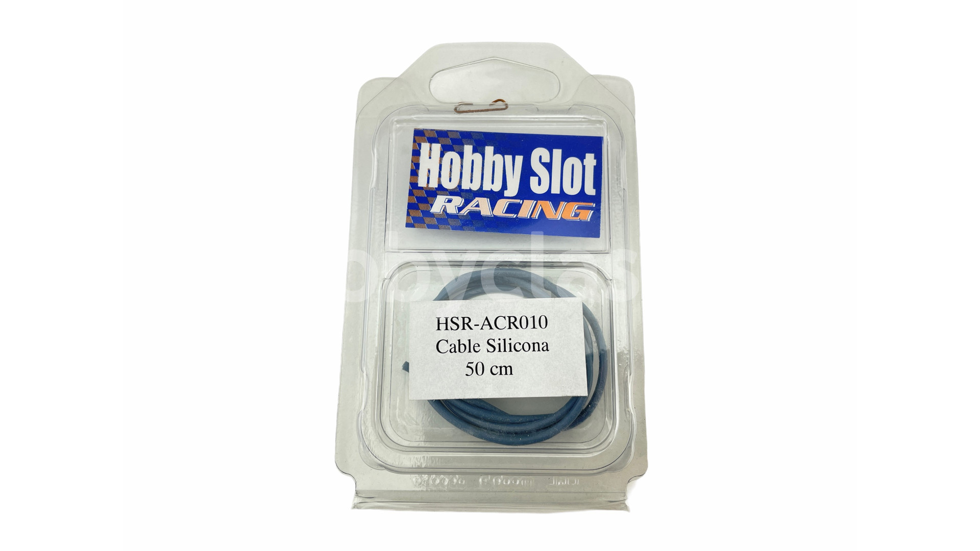 Cable 1mm azul siliconado
