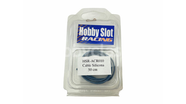 Cable 1mm azul siliconado