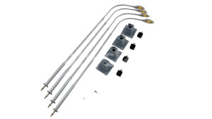 Pack 4 Farolas color plata 1/32