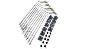 Pack 10 Farolas color plata 1/32