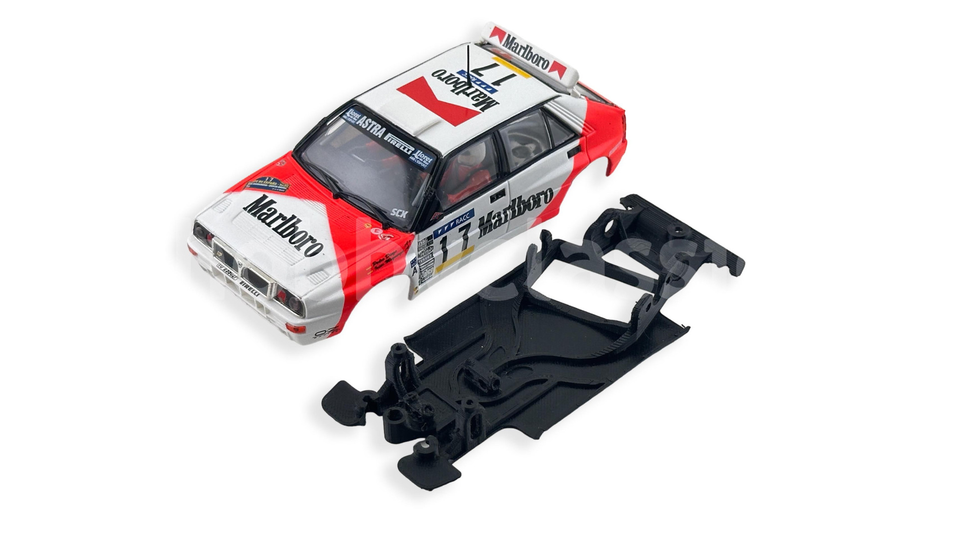 Chasis 3DP Anglewinder - Lancia Delta Integrale - Scalextric