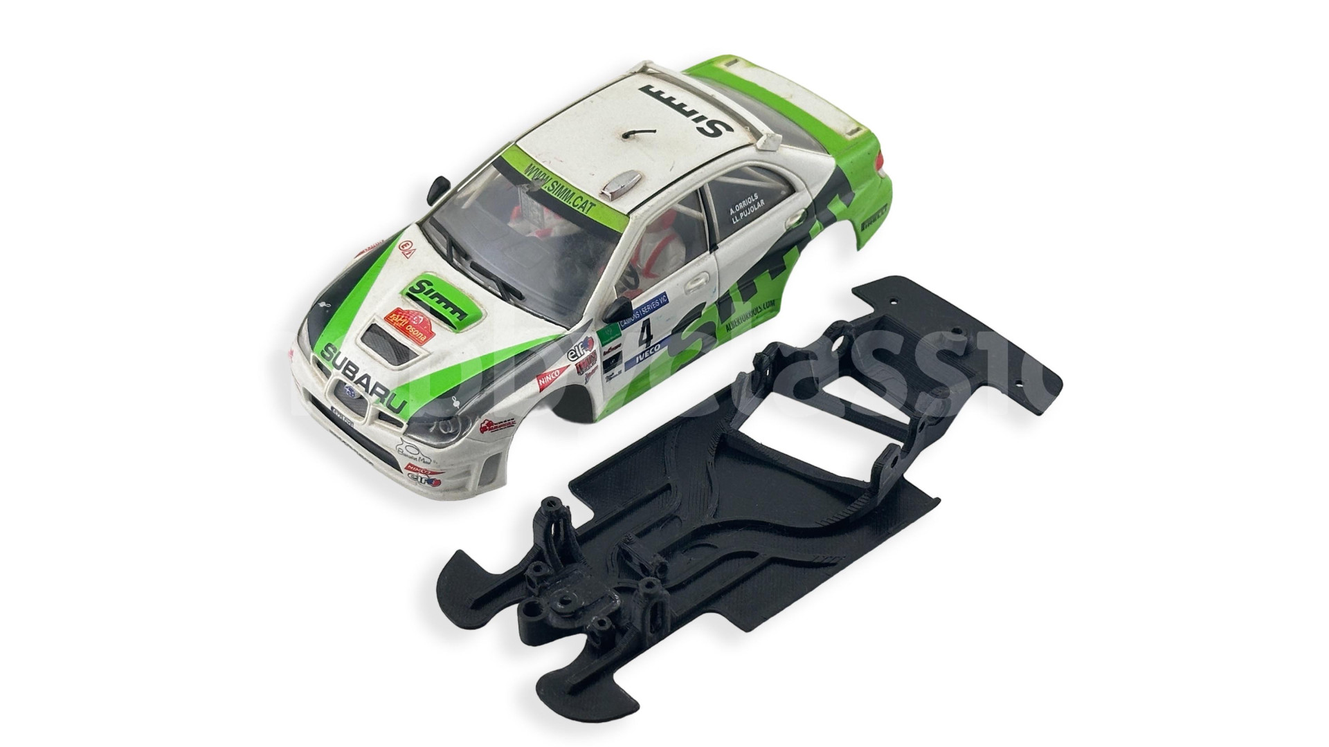 Chasis 3DP Anglewinder - Subaru Impreza WRC - Ninco