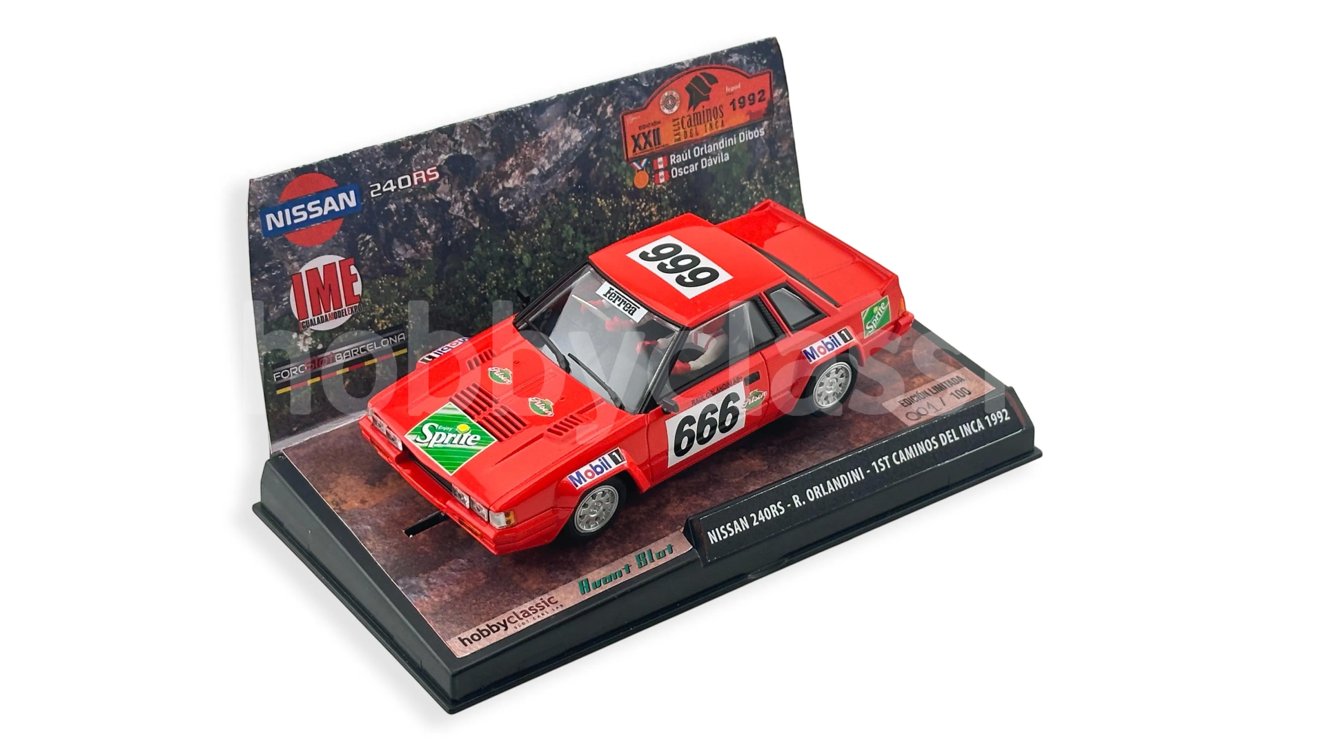 Nissan 240RS - R. Orlandini - 1st Rally Caminos del Inca 1992