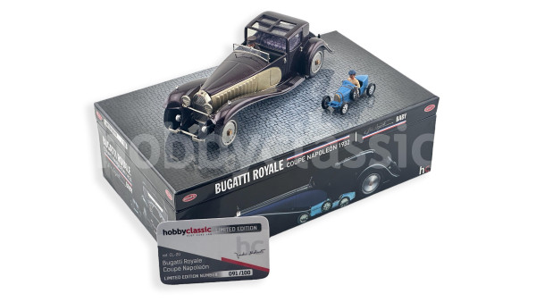 Bugatti Royale Coupé & Baby Bugatti - Purple garnet - n91/100