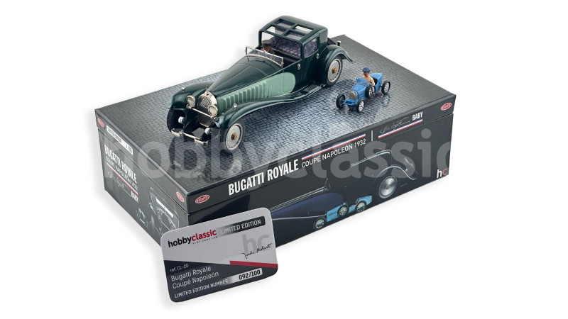 Bugatti Royale Coupé & Baby Bugatti - Dark Esmerald Green - n92/100