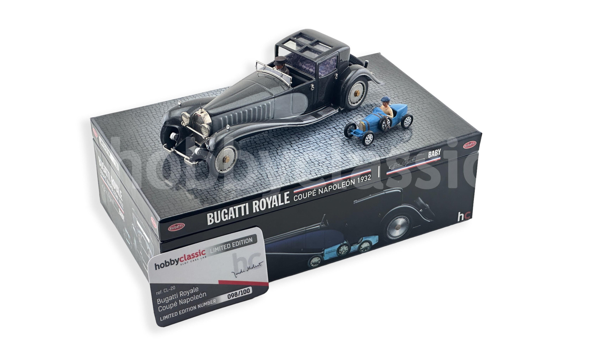 Bugatti Royale Coupé & Baby Bugatti - Titanium Gray - n98/100