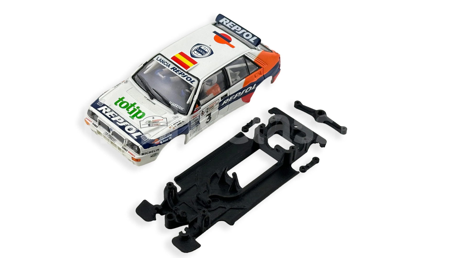 Chasis 3DP Lancia Delta Integrale - Scalextric