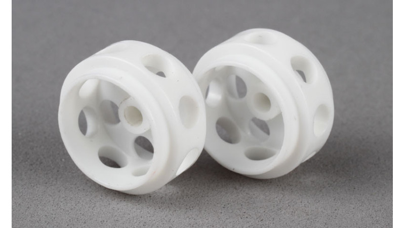 Llantas de Delrin 15,5 x 9mm (x2) BLANCO