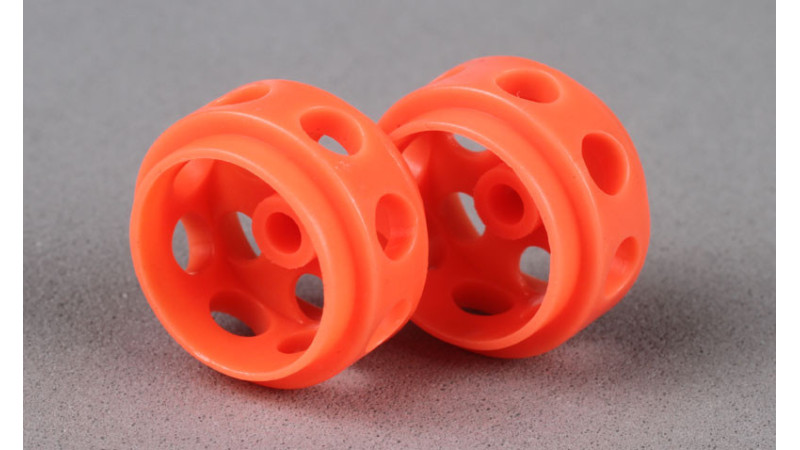 Llantas de Delrin 14,5 x 9mm (x2) NARANJA
