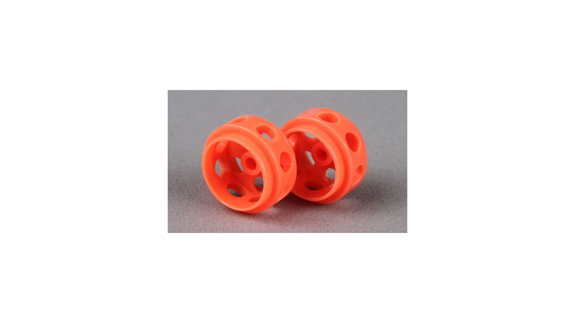 Llantas de Delrin 15,5 x 9mm (x2) NARANJA