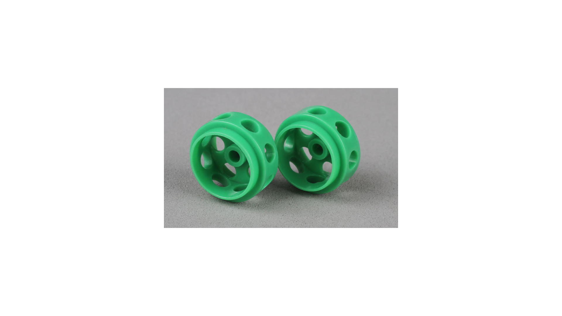 Llantas de Delrin 15,5 x 9mm (x2) VERDE