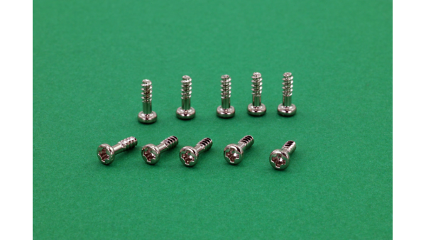 Tornillo basculante 2x6 rosca plástico x10