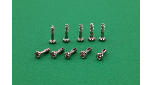 Tornillo basculante 2x8 rosca plástico x10