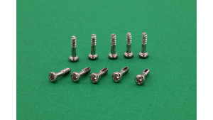 Tornillo basculante 2x8 rosca plástico x10